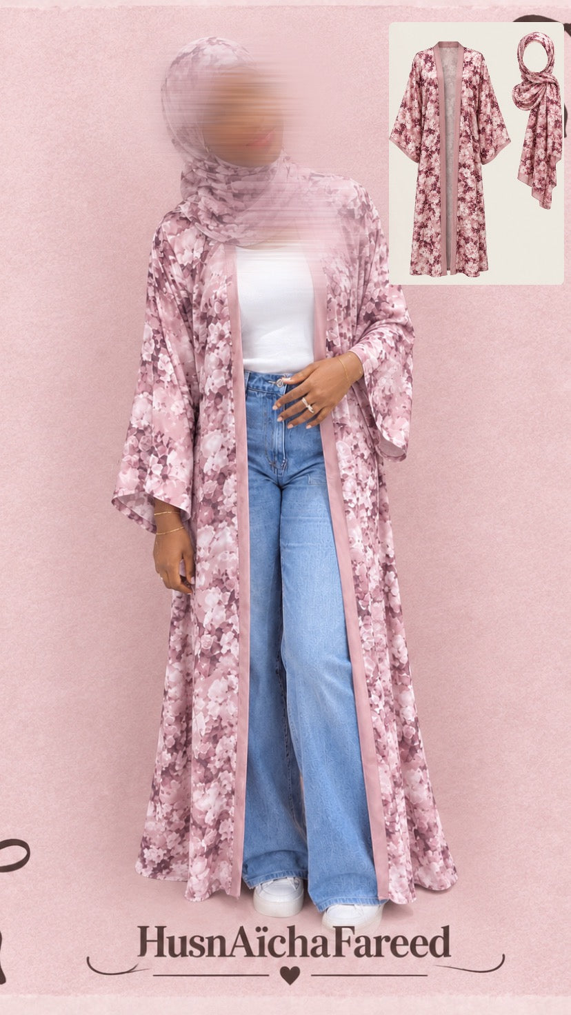 Kimono Fleur de 🌹 rose