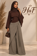 Ensemble Élégance Chocolat & Taupe